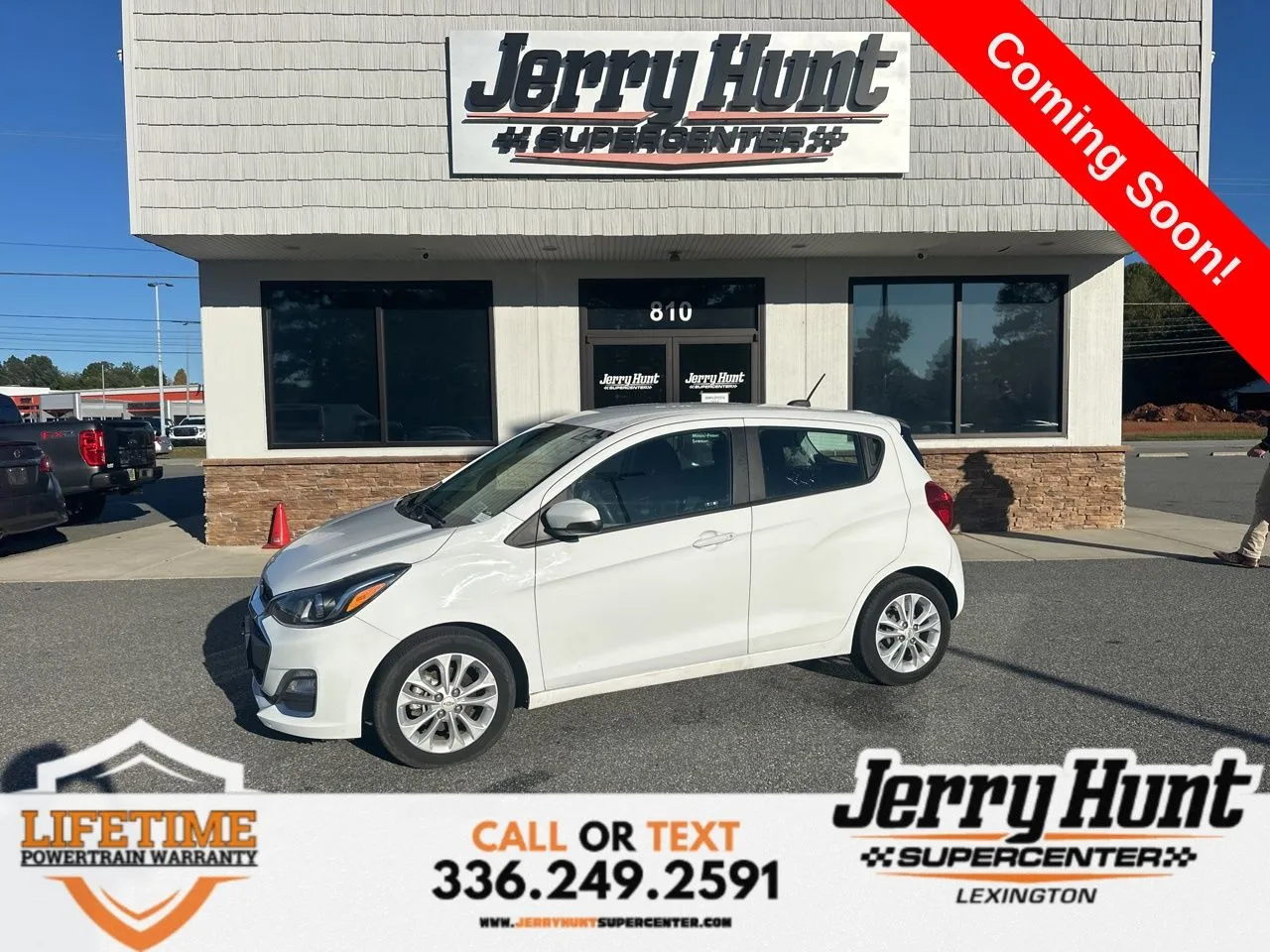 White 2021 Chevrolet Spark 1LT for sale in Lexington, NC