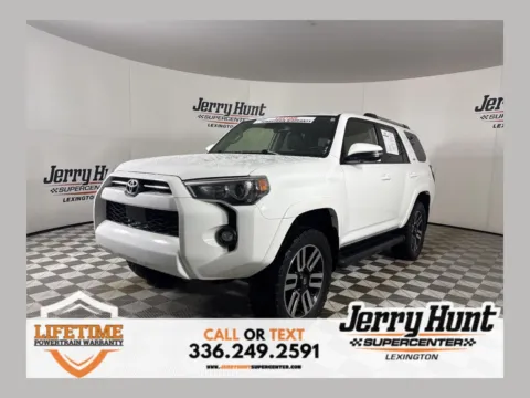 White 2021 Toyota 4Runner SR5 Premium for sale in Lexington, NC