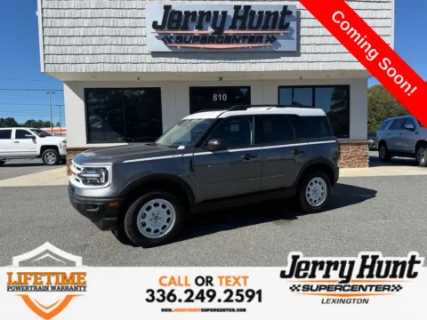 Gray 2024 Ford Bronco Sport Heritage for sale in Lexington, NC