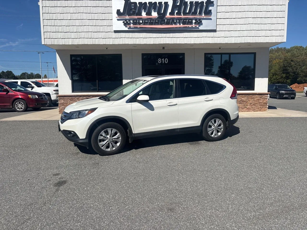 White 2012 Honda CR-V EX-L for sale in Lexington, NC