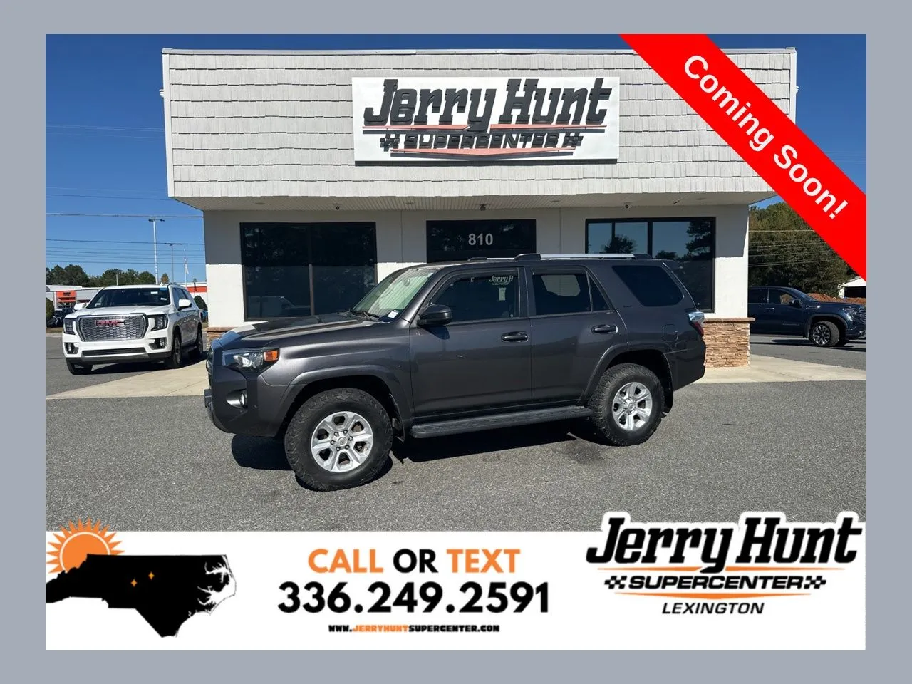 Gray 2020 Toyota 4Runner SR5 for sale in Lexington, NC
