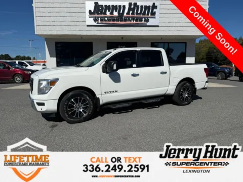 White 2021 Nissan Titan SV for sale in Lexington, NC
