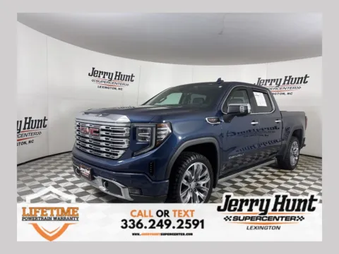 Blue 2022 GMC Sierra 1500 Denali for sale in Lexington, NC