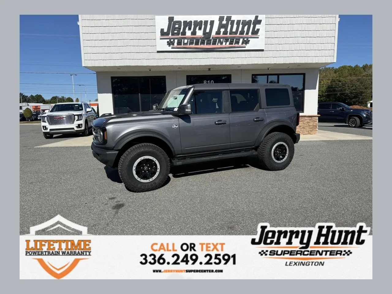 Gray 2023 Ford Bronco Outer Banks for sale in Lexington, NC