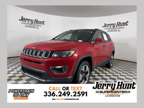Red 2018 Jeep Compass Limited for sale in Lexington, NC