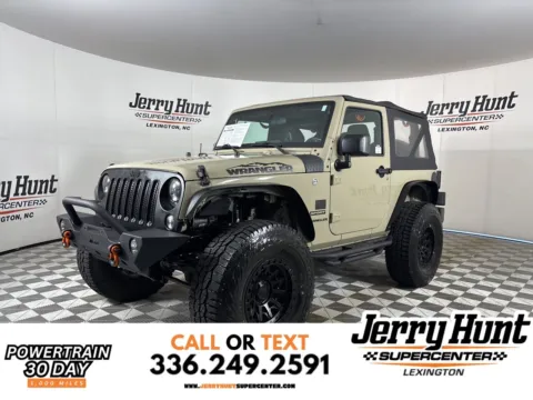 Beige 2017 Jeep Wrangler Sport for sale in Lexington, NC