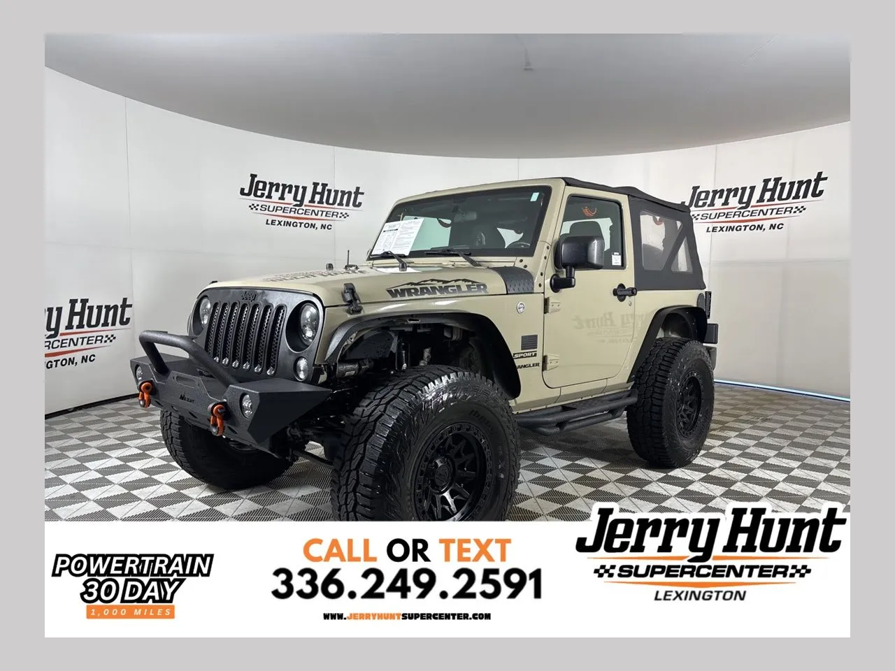 Beige 2017 Jeep Wrangler Sport for sale in Lexington, NC