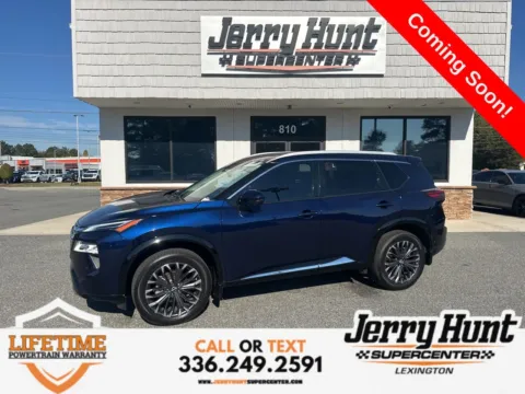 Blue 2024 Nissan Rogue Platinum for sale in Lexington, NC