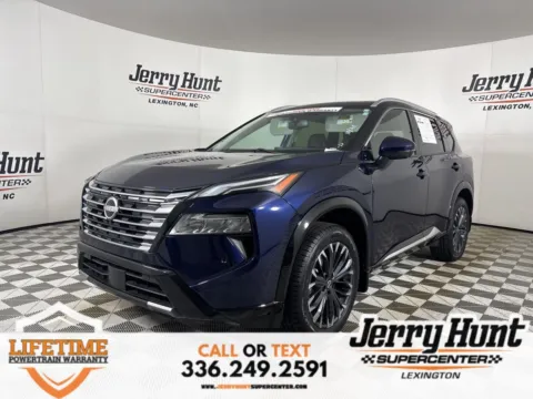 Blue 2024 Nissan Rogue Platinum for sale in Lexington, NC