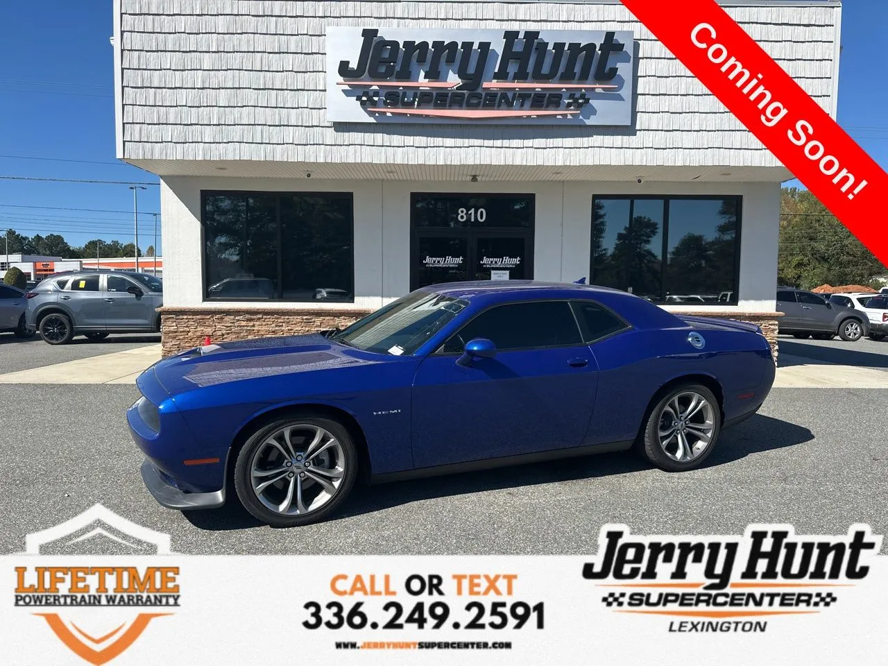 Blue 2022 Dodge Challenger R/T for sale in Lexington, NC