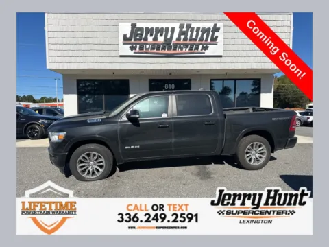 Black 2022 Ram 1500 Laramie for sale in Lexington, NC