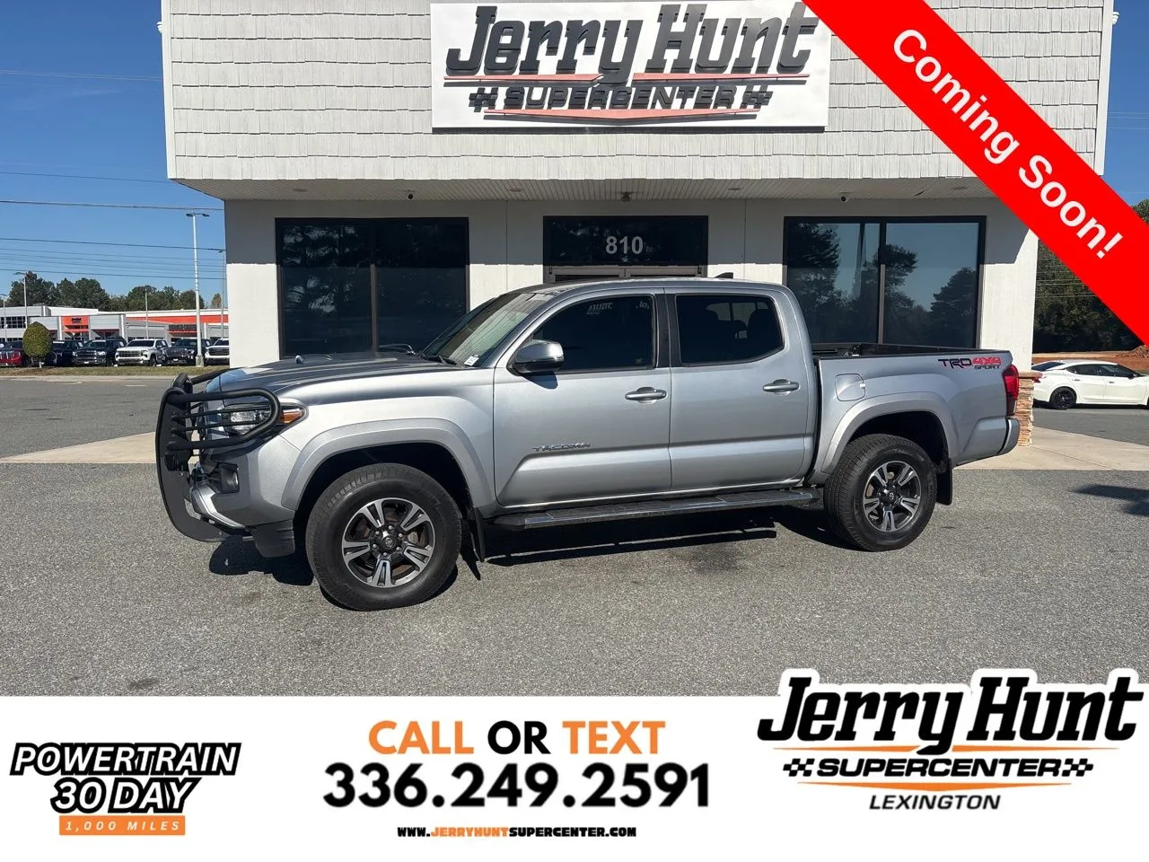 Silver 2018 Toyota Tacoma TRD Sport for sale in Lexington, NC