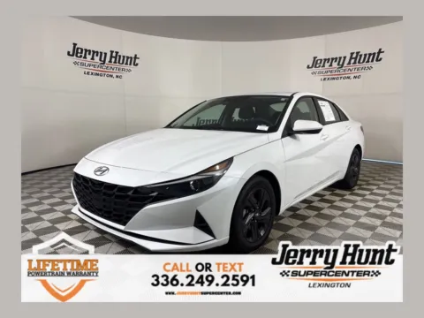 White 2021 Hyundai Elantra SEL for sale in Lexington, NC