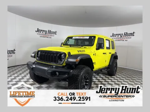 Unknown 2024 Jeep Wrangler Willys for sale in Lexington, NC