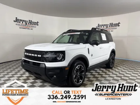 White 2025 Ford Bronco Sport Outer Banks for sale in Lexington, NC