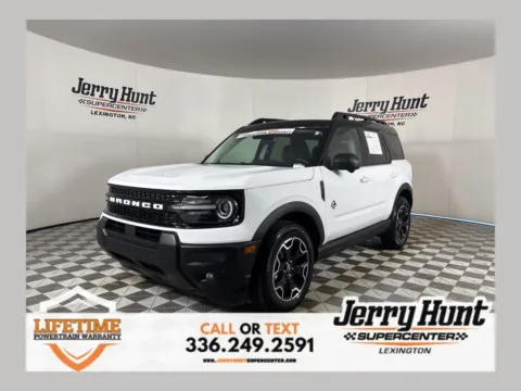 White 2025 Ford Bronco Sport Outer Banks for sale in Lexington, NC