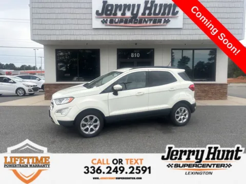 White 2021 Ford EcoSport SE for sale in Lexington, NC