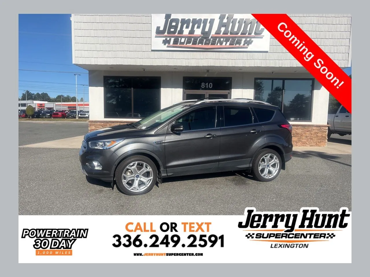 Gray 2018 Ford Escape Titanium for sale in Lexington, NC