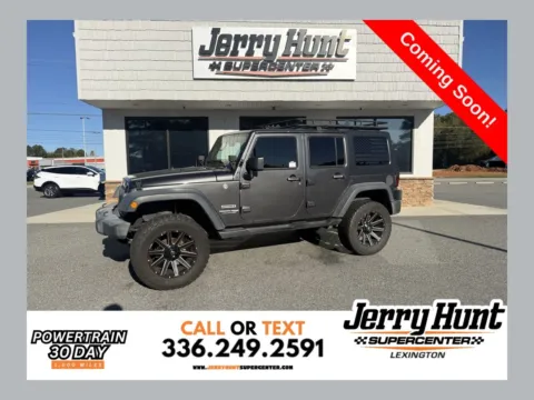 Gray 2018 Jeep Wrangler JK Unlimited Sport for sale in Lexington, NC
