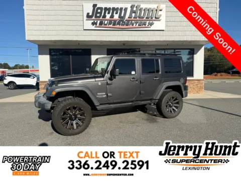 Gray 2018 Jeep Wrangler JK Unlimited Sport for sale in Lexington, NC