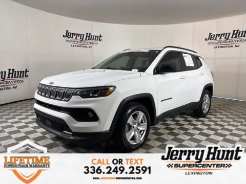 White 2022 Jeep Compass Latitude for sale in Lexington, NC