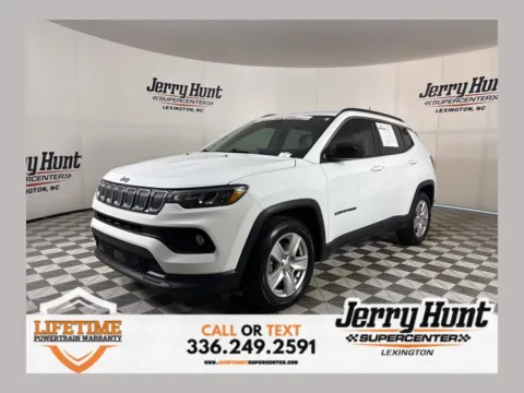 White 2022 Jeep Compass Latitude for sale in Lexington, NC