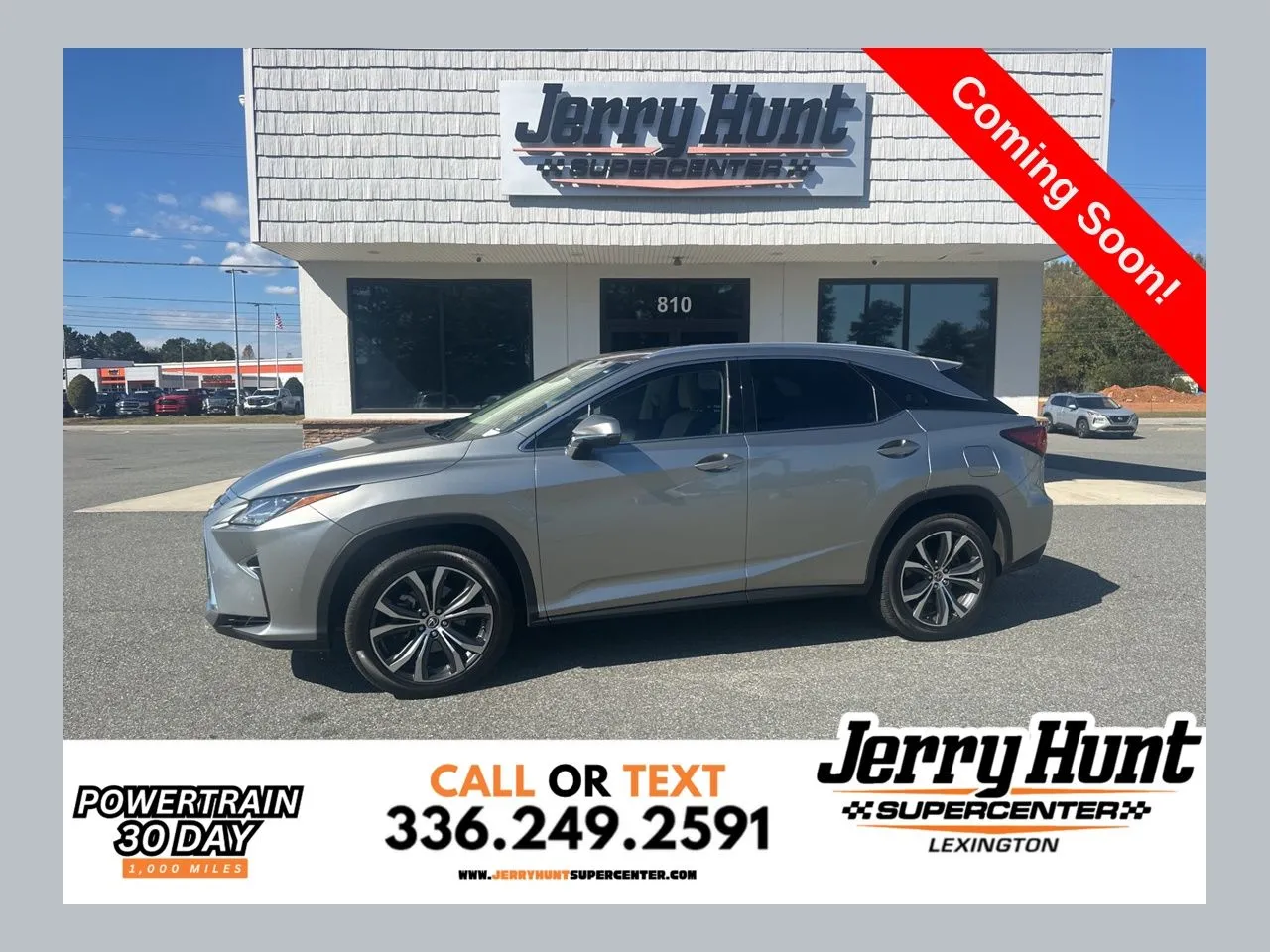 Silver 2018 Lexus RX 350 for sale in Lexington, NC