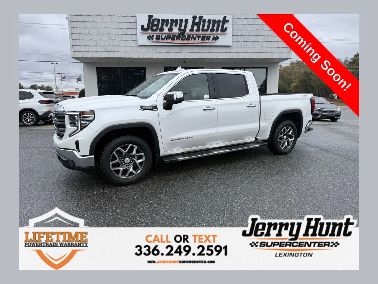 White 2023 GMC Sierra 1500 SLT for sale in Lexington, NC
