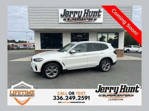 White 2024 BMW X3 sDrive30i for sale in Lexington, NC