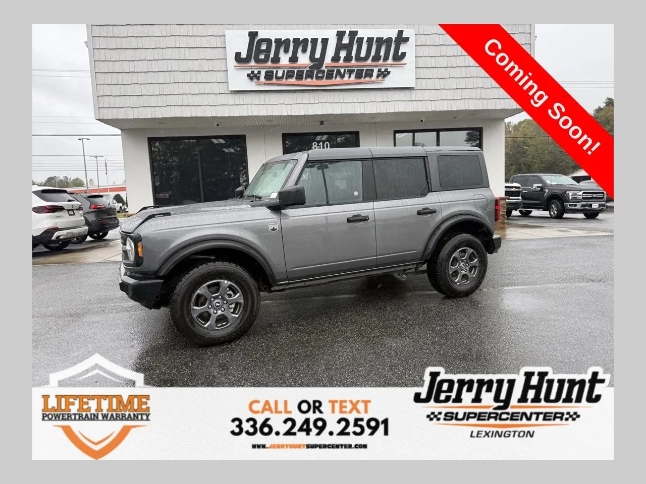 Gray 2025 Ford Bronco Big Bend for sale in Lexington, NC