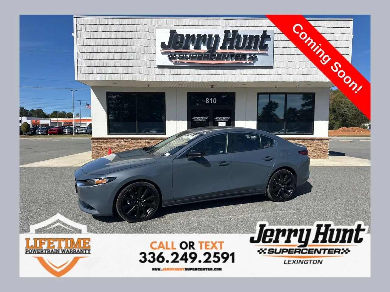 Gray 2023 Mazda Mazda3 2.5 S Carbon Edition for sale in Lexington, NC