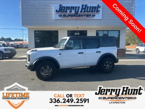 White 2025 Ford Bronco Big Bend for sale in Lexington, NC