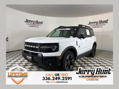 White 2025 Ford Bronco Sport Outer Banks for sale in Lexington, NC