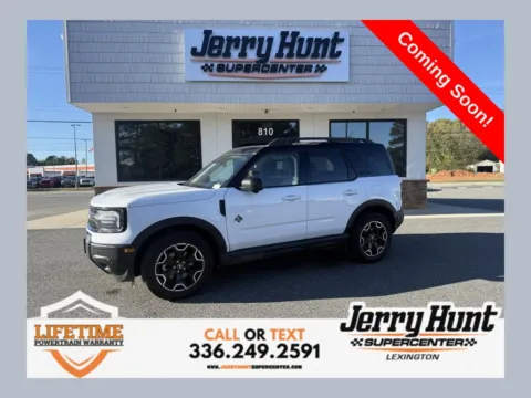 White 2025 Ford Bronco Sport Outer Banks for sale in Lexington, NC