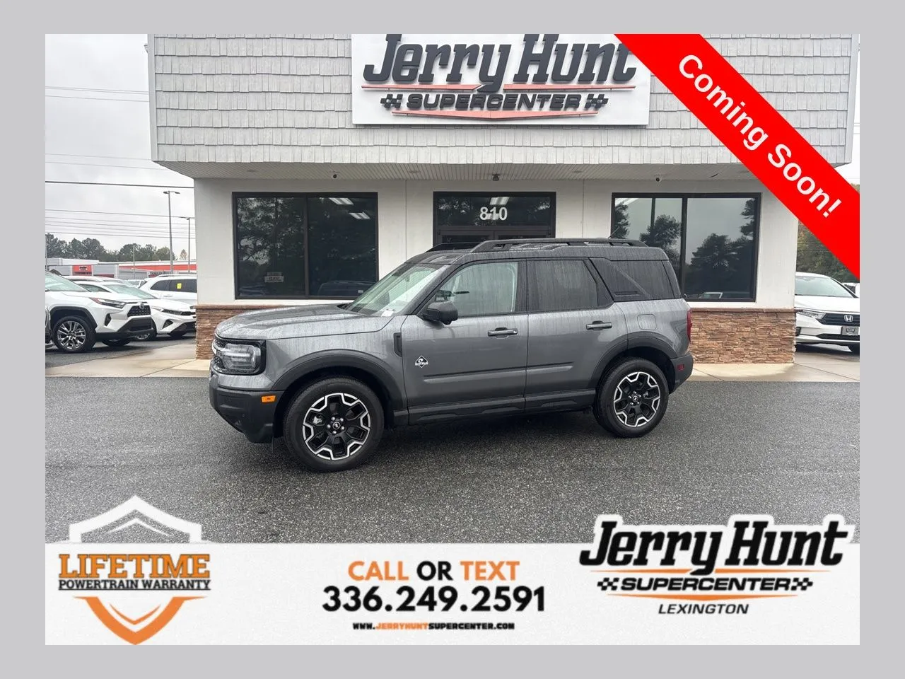 Gray 2025 Ford Bronco Sport Outer Banks for sale in Lexington, NC