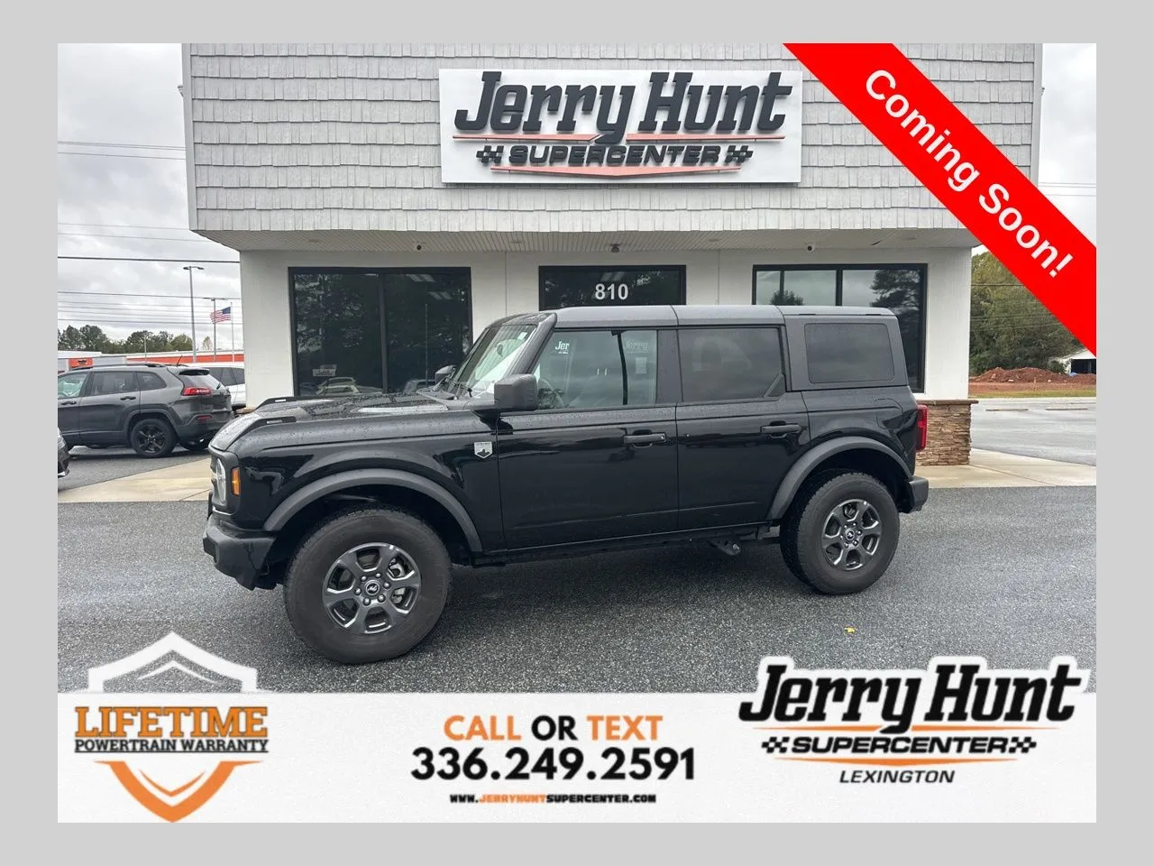 Black 2025 Ford Bronco Big Bend for sale in Lexington, NC