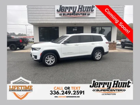 White 2022 Jeep Grand Cherokee L Limited for sale in Lexington, NC
