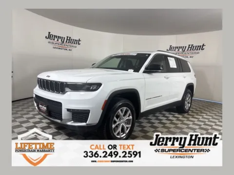 White 2022 Jeep Grand Cherokee L Limited for sale in Lexington, NC