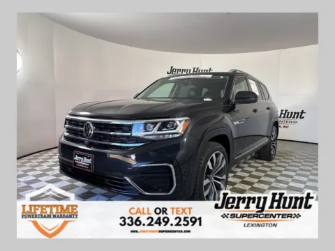 Black 2022 Volkswagen Atlas 3.6L V6 SEL Premium R-Line for sale in Lexington, NC
