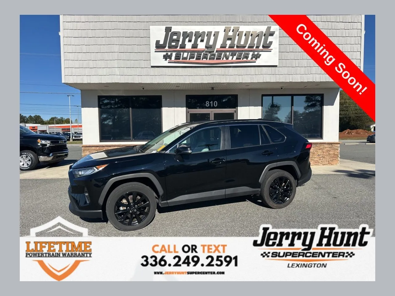 Black 2021 Toyota RAV4 XLE Premium for sale in Lexington, NC