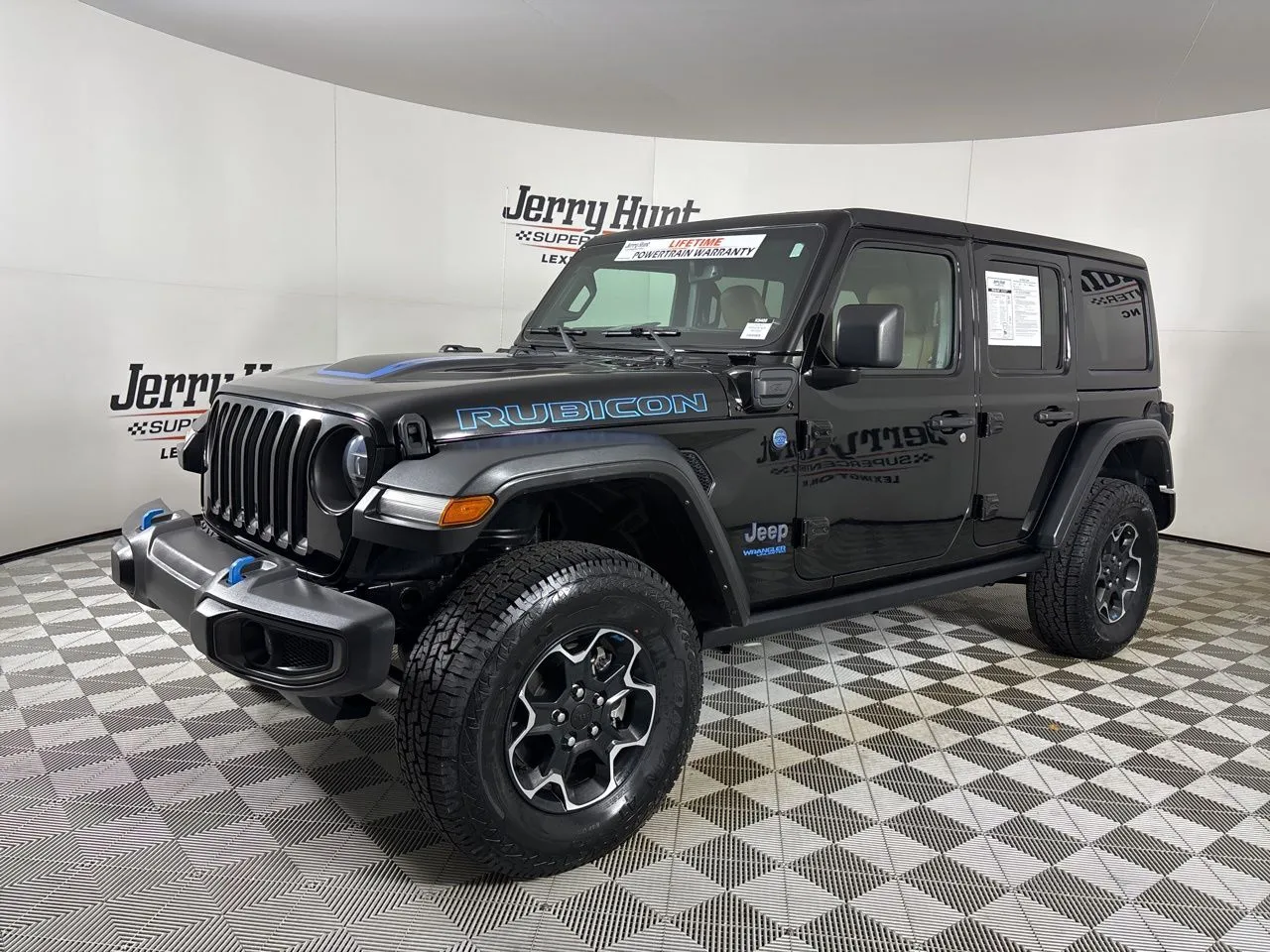 Black 2022 Jeep Wrangler Unlimited Rubicon 4xe for sale in Lexington, NC