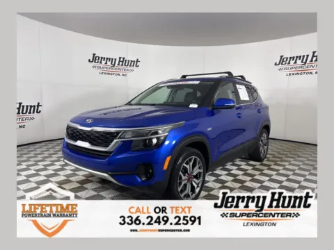 Blue 2021 Kia Seltos S for sale in Lexington, NC