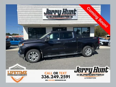 Gray 2023 Chevrolet Silverado 1500 LTZ for sale in Lexington, NC