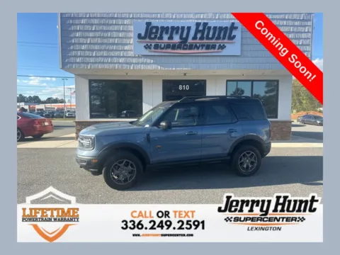 Gray 2024 Ford Bronco Sport Badlands for sale in Lexington, NC