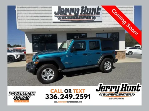 Unknown 2019 Jeep Wrangler Unlimited Sport S for sale in Lexington, NC