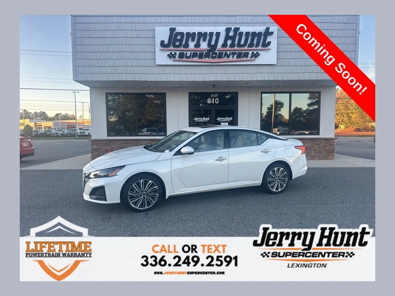 White 2025 Nissan Altima 2.5 SL for sale in Lexington, NC