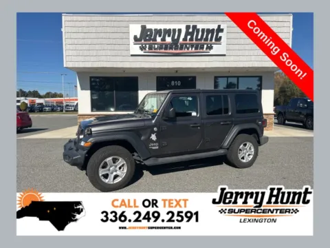Gray 2019 Jeep Wrangler Unlimited Sport S for sale in Lexington, NC