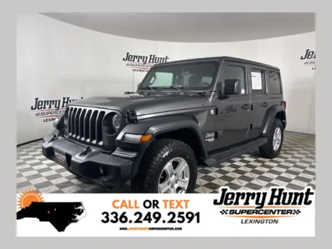 Gray 2019 Jeep Wrangler Unlimited Sport S for sale in Lexington, NC