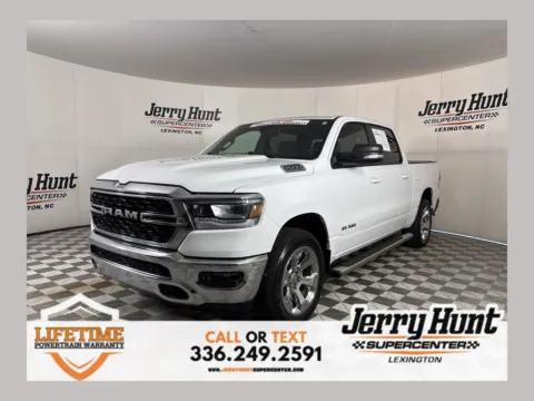 White 2022 Ram 1500 Big Horn/Lone Star for sale in Lexington, NC