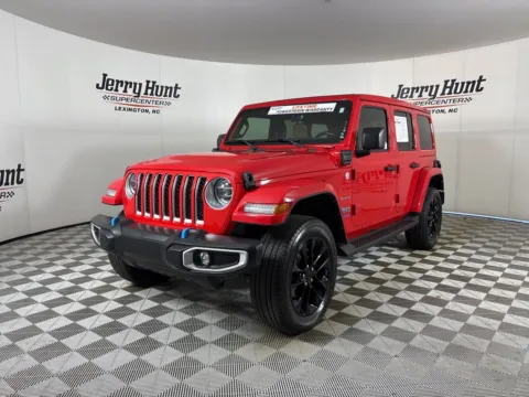 Red 2022 Jeep Wrangler Unlimited Sahara 4xe for sale in Lexington, NC